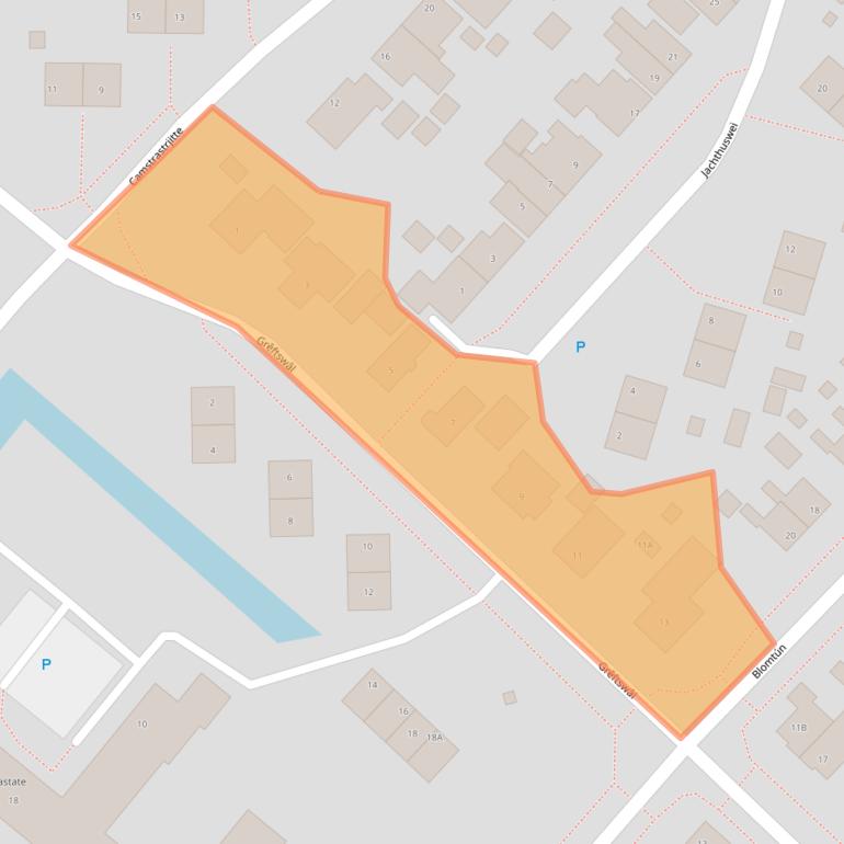 Kaart van postcodegebied 9036LM.