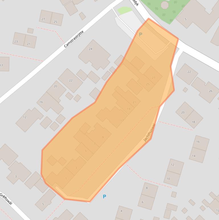 Kaart van postcodegebied 9036LX.