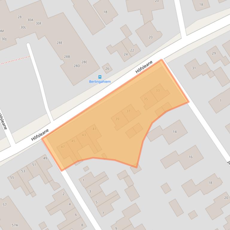 Kaart van postcodegebied 9041AL.