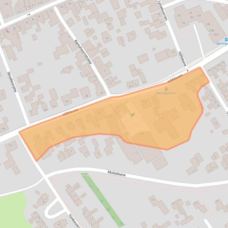 Kaart van postcodegebied 9041AM.