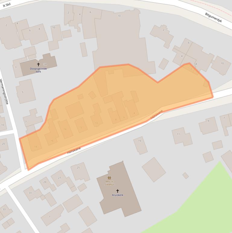 Kaart van postcodegebied 9041AP.