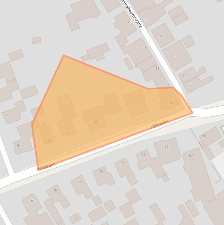 Kaart van postcodegebied 9041AS.