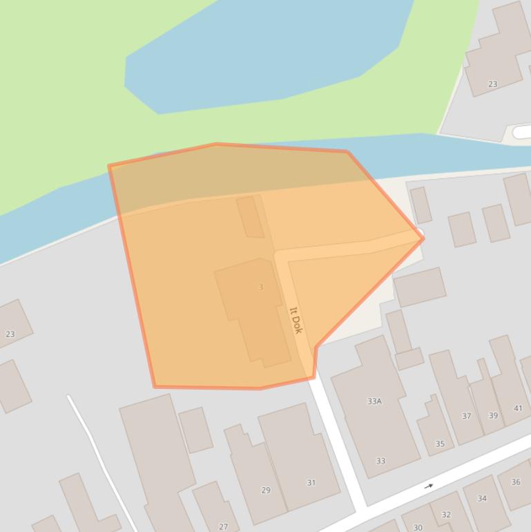 Kaart van postcodegebied 9041BE.