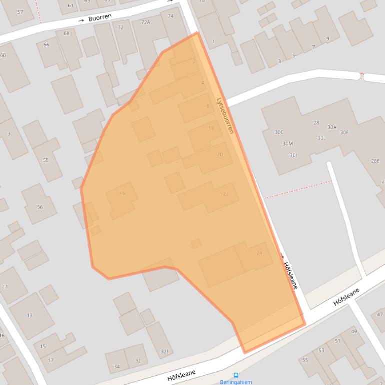 Kaart van postcodegebied 9041BP.