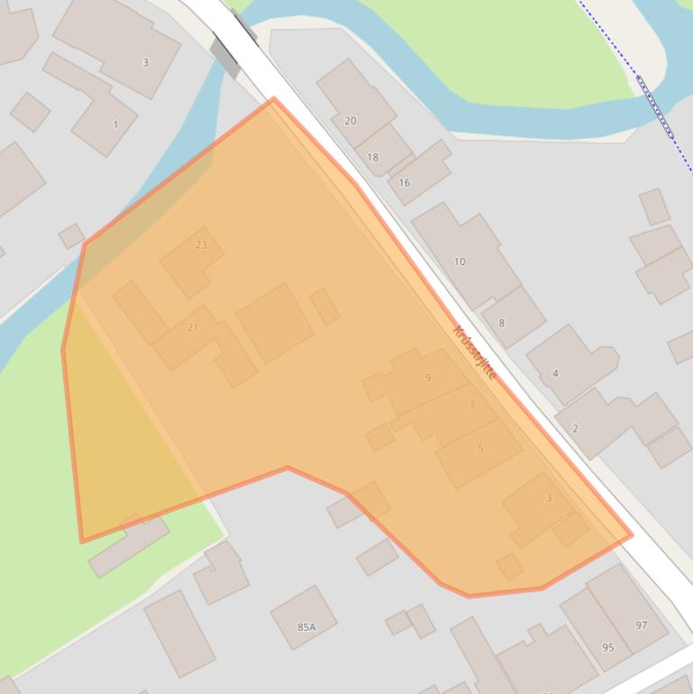 Kaart van postcodegebied 9041BT.