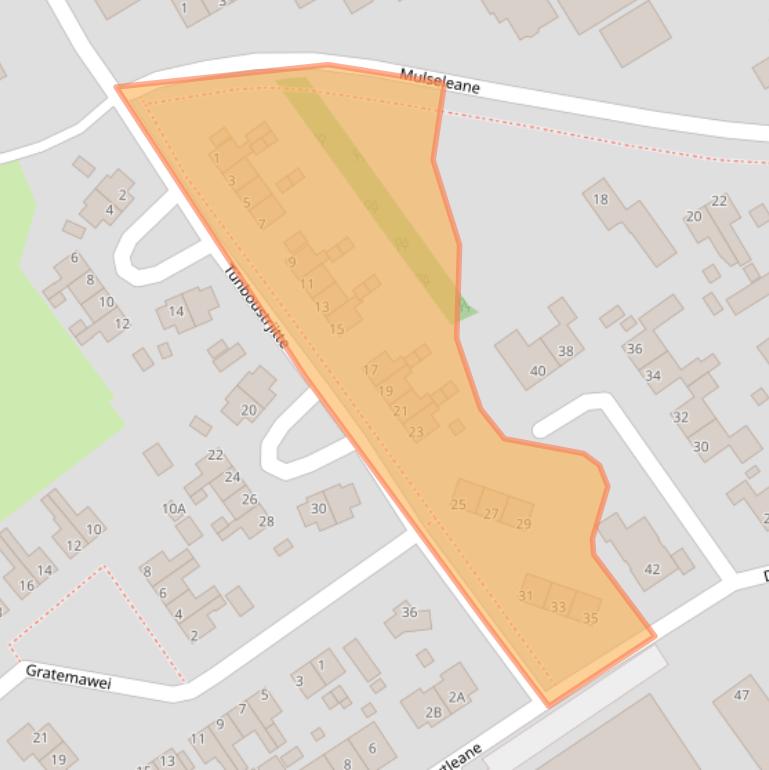 Kaart van postcodegebied 9041EA.