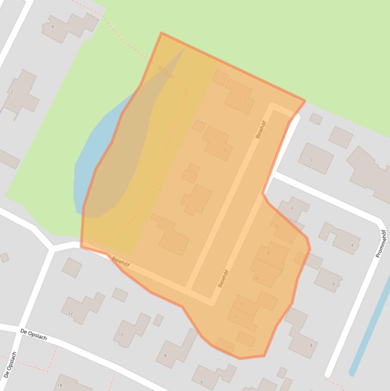 Kaart van postcodegebied 9041GG.