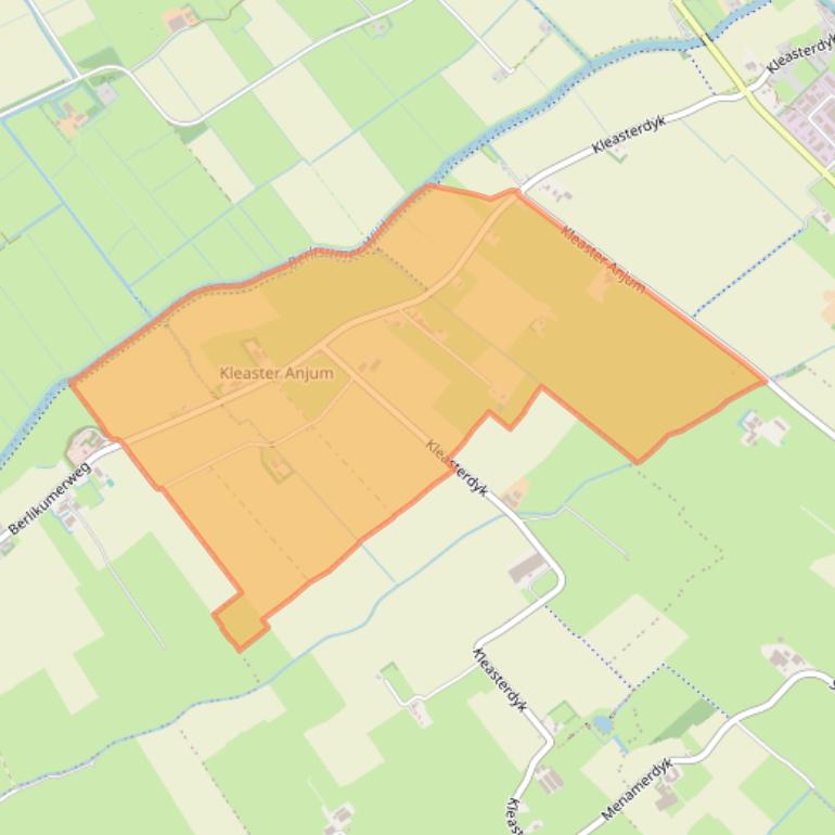 Kaart van postcodegebied 9041VE.