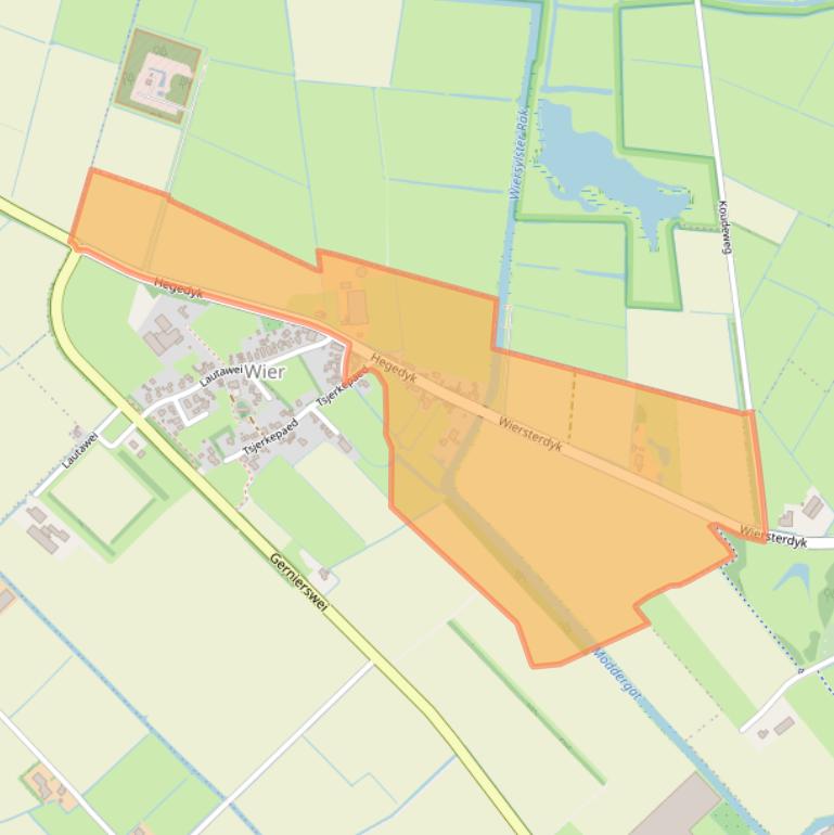 Kaart van postcodegebied 9043VS.