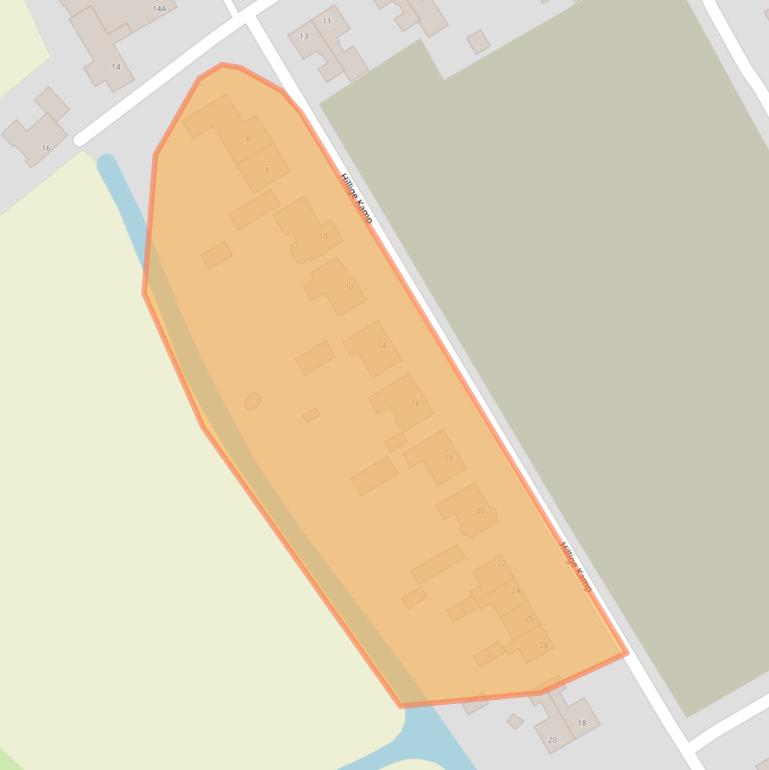 Kaart van postcodegebied 9044MV.