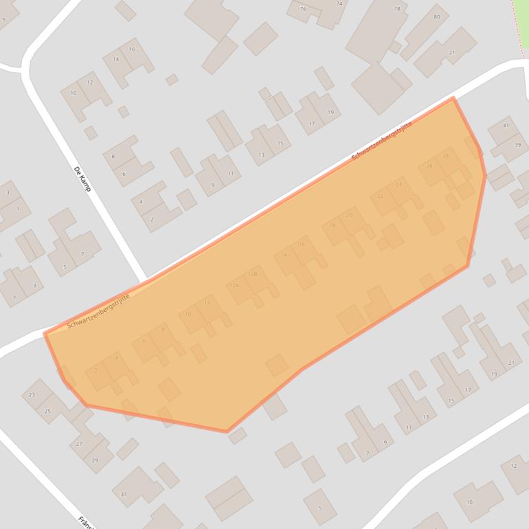 Kaart van postcodegebied 9044NB.