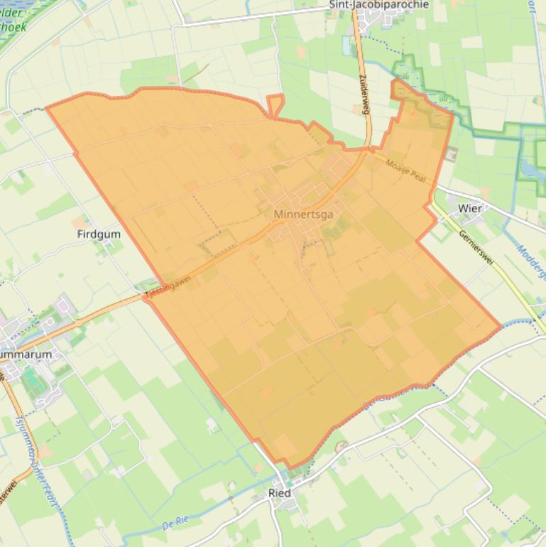 Kaart van postcodegebied 9047.