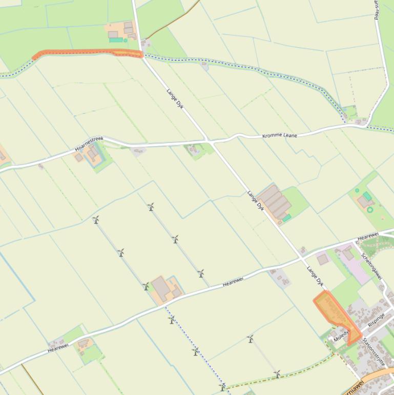 Kaart van postcodegebied 9047HJ.