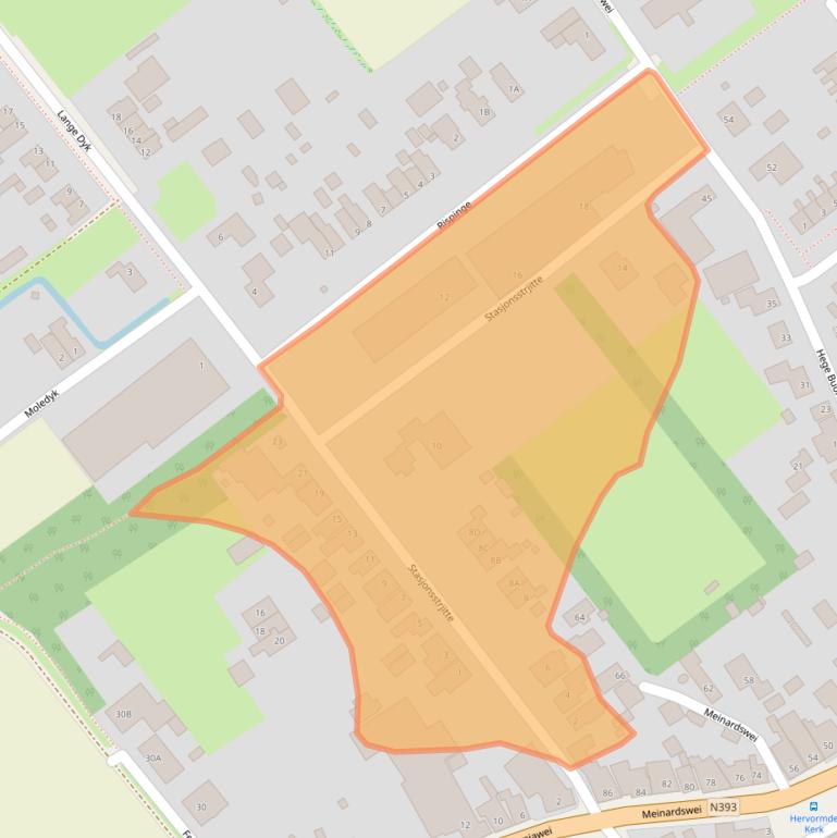 Kaart van postcodegebied 9047HL.