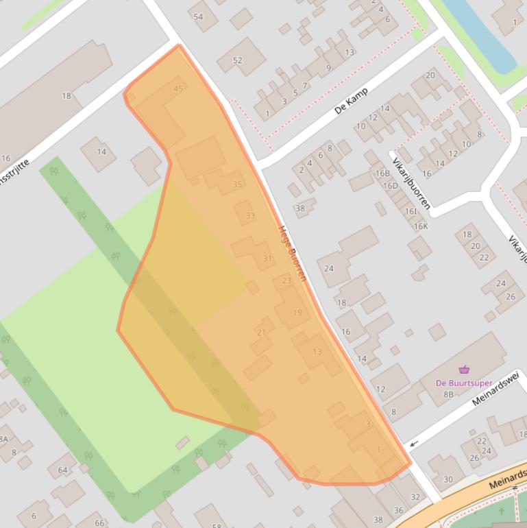 Kaart van postcodegebied 9047HR.