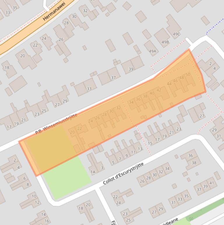 Kaart van postcodegebied 9047JL.