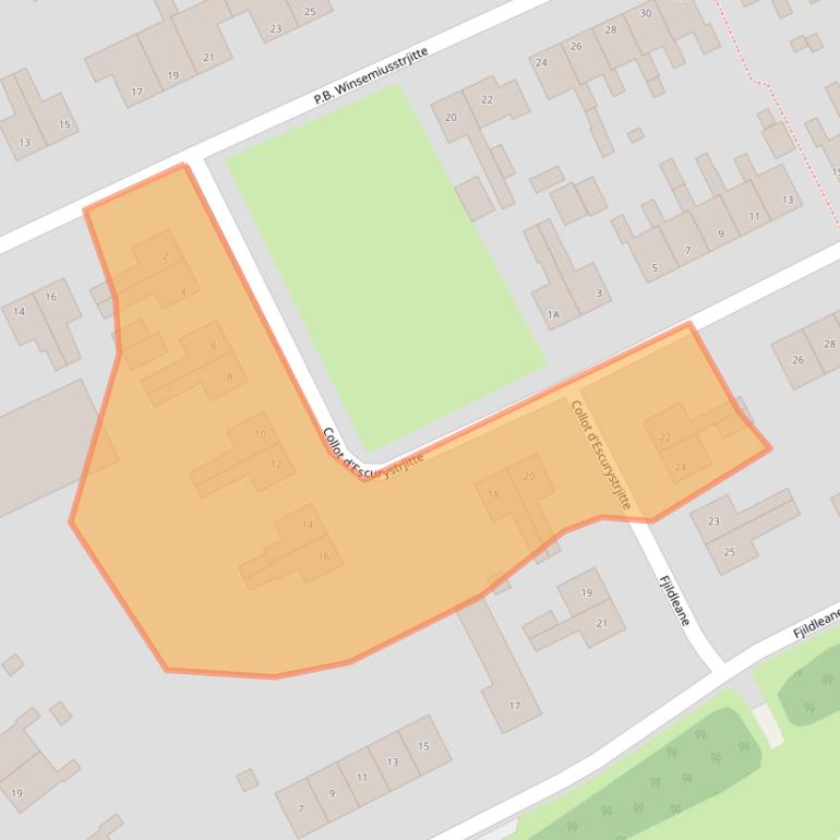 Kaart van postcodegebied 9047JN.