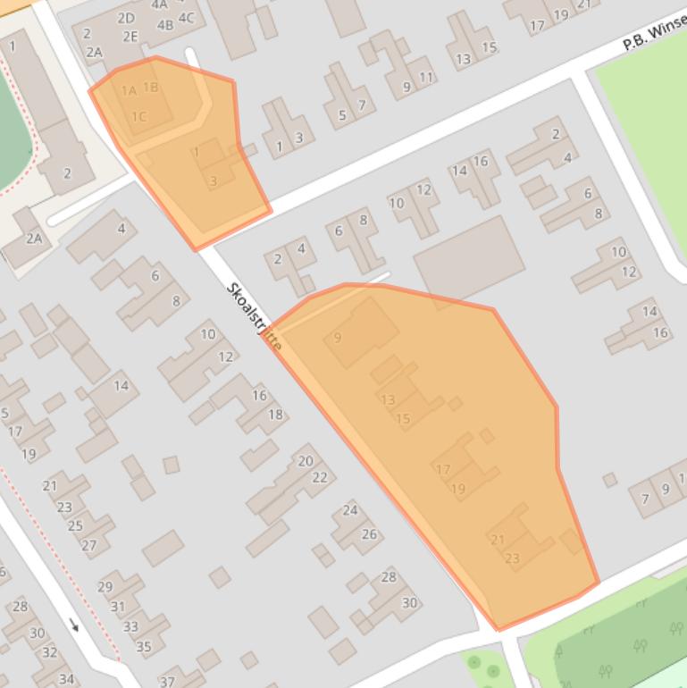 Kaart van postcodegebied 9047JS.