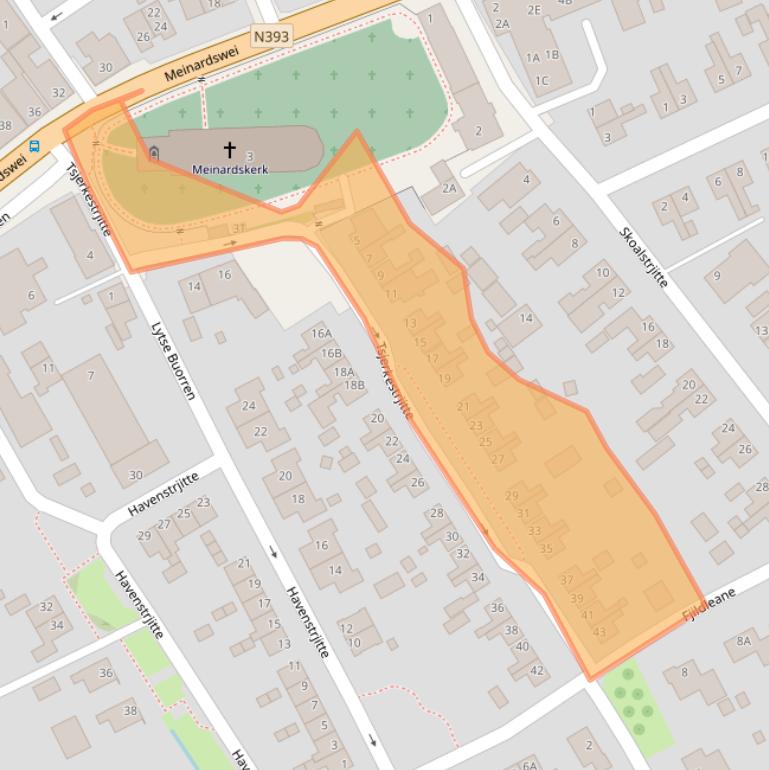 Kaart van postcodegebied 9047JV.