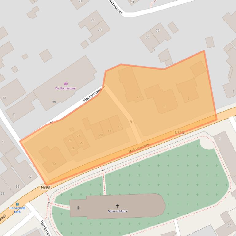 Kaart van postcodegebied 9047KB.