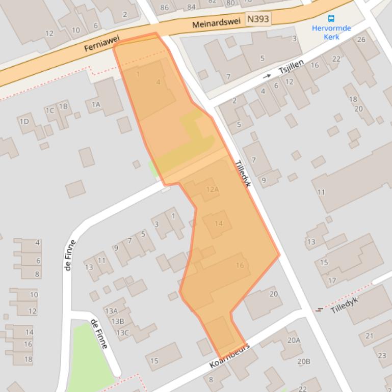 Kaart van postcodegebied 9047KJ.