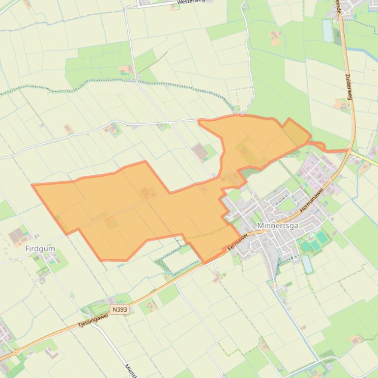 Kaart van postcodegebied 9047VA.