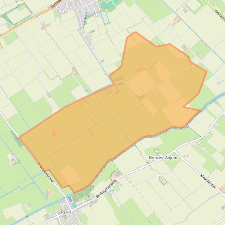 Kaart van postcodegebied 9047VJ.