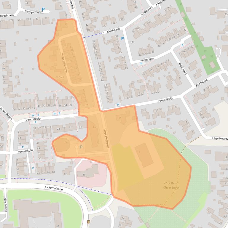 Kaart van postcodegebied 9051AA.