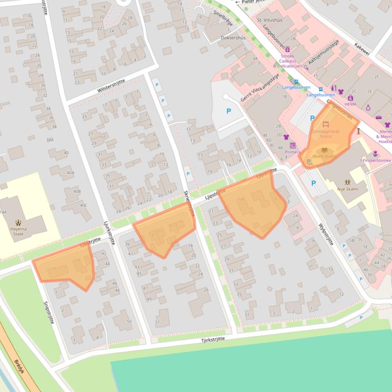 Kaart van postcodegebied 9051AR.