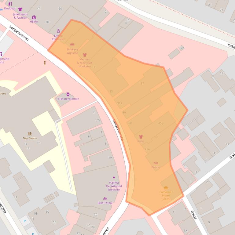 Kaart van postcodegebied 9051BE.