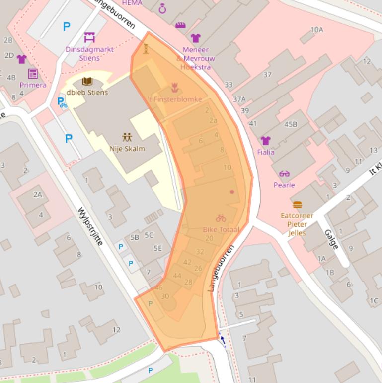 Kaart van postcodegebied 9051BG.