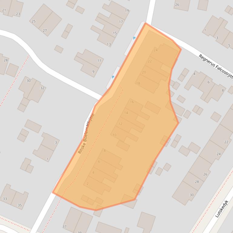 Kaart van postcodegebied 9051CH.