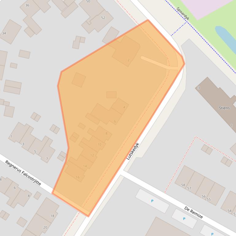 Kaart van postcodegebied 9051CL.