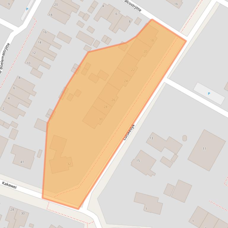 Kaart van postcodegebied 9051CM.