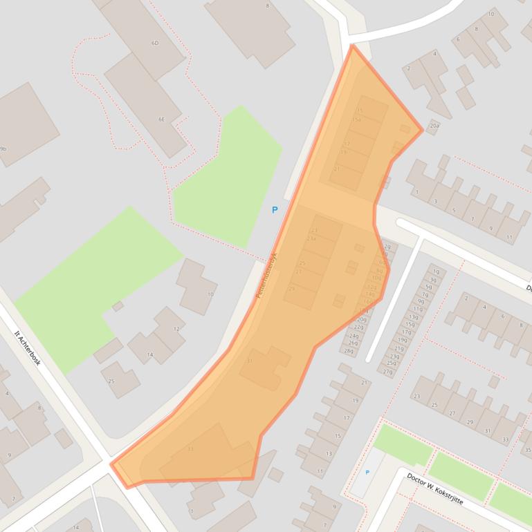 Kaart van postcodegebied 9051CZ.