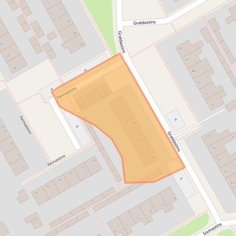 Kaart van postcodegebied 9051GN.