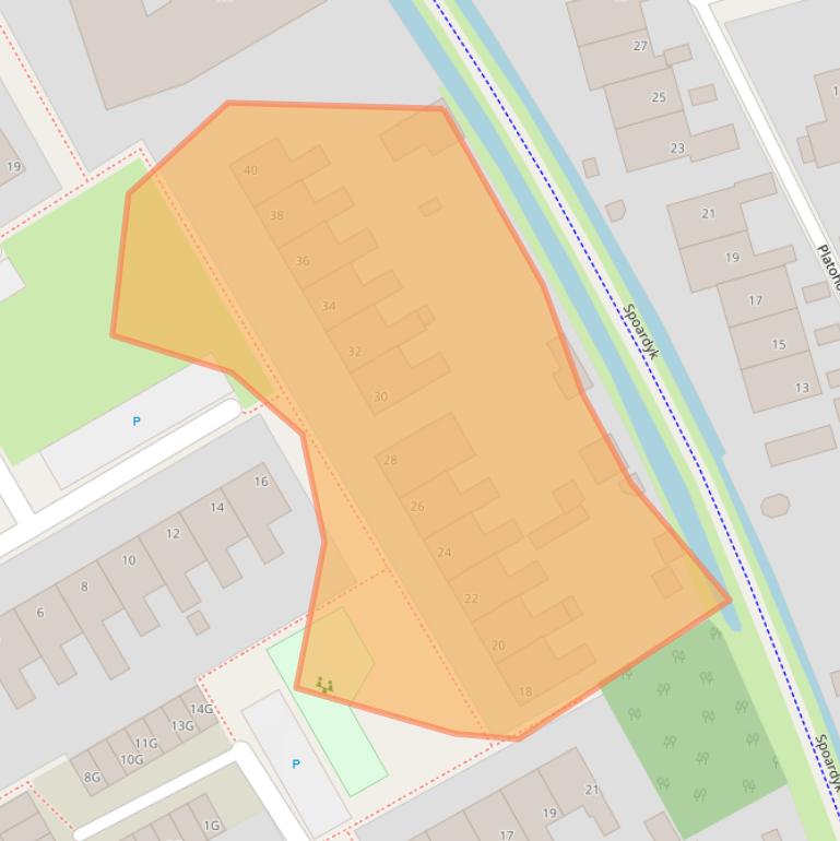Kaart van postcodegebied 9051GS.