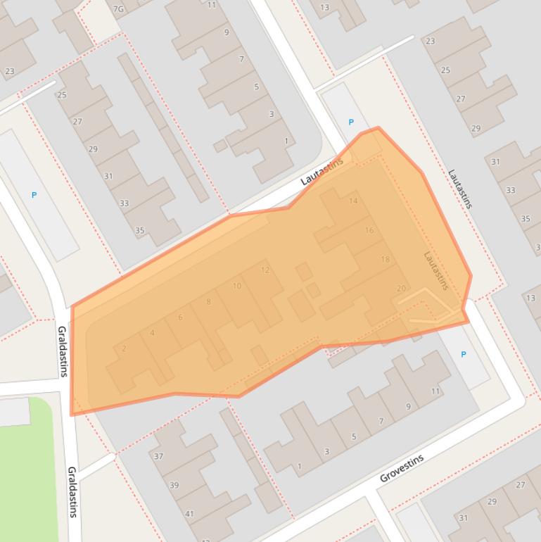 Kaart van postcodegebied 9051GV.