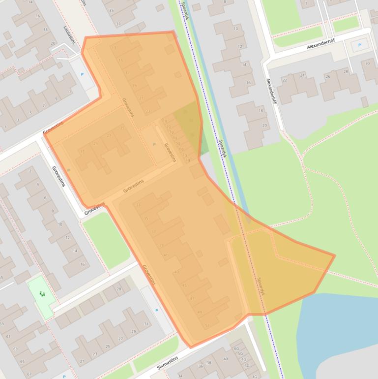 Kaart van postcodegebied 9051GX.