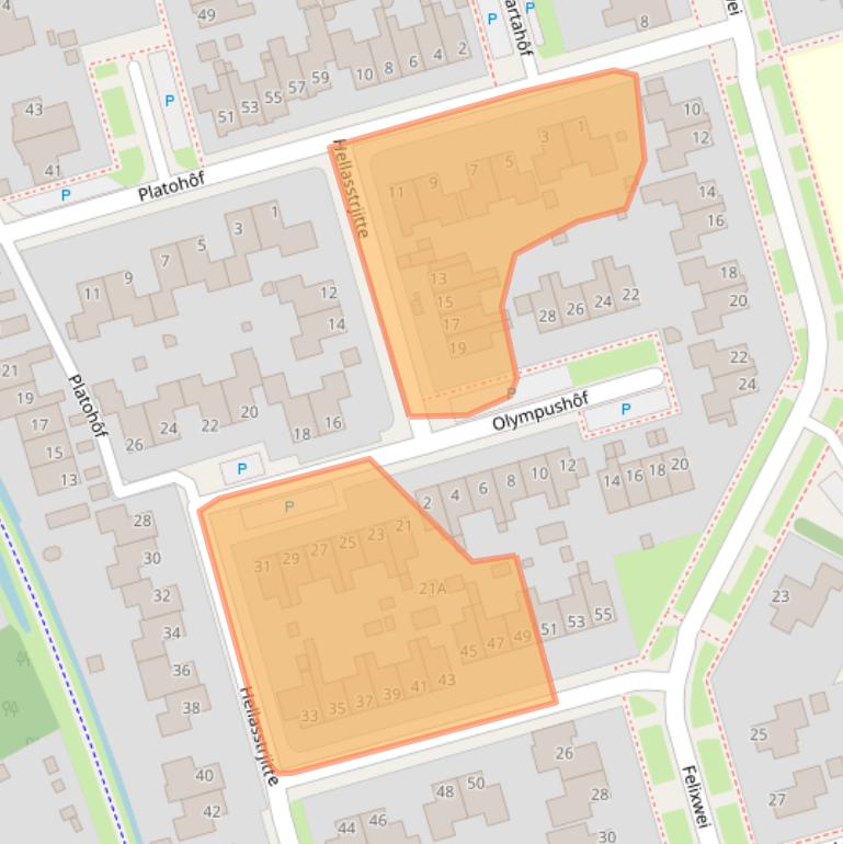Kaart van postcodegebied 9051KH.