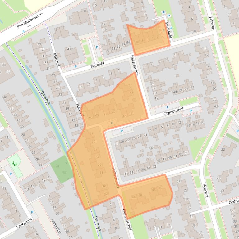 Kaart van postcodegebied 9051KK.