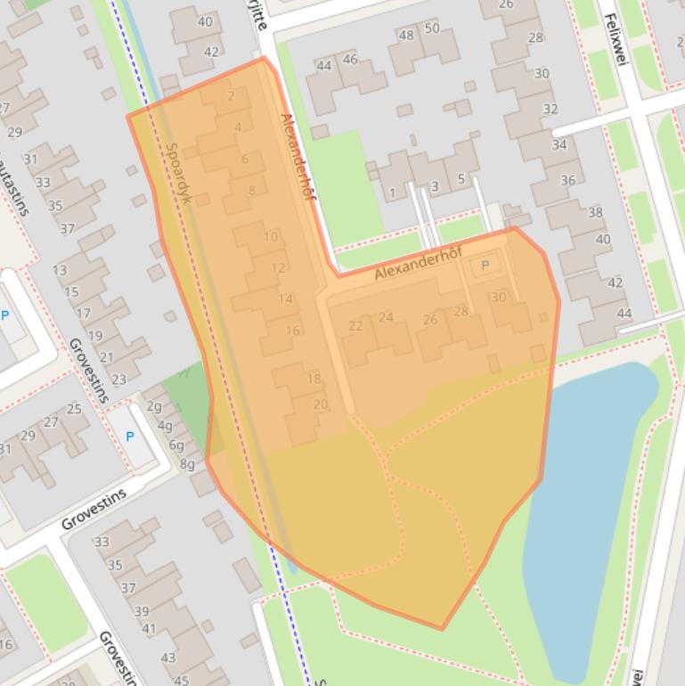 Kaart van postcodegebied 9051KW.