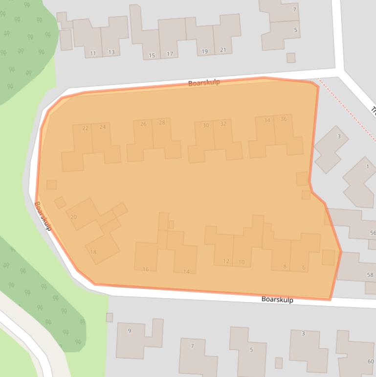 Kaart van postcodegebied 9051ML.