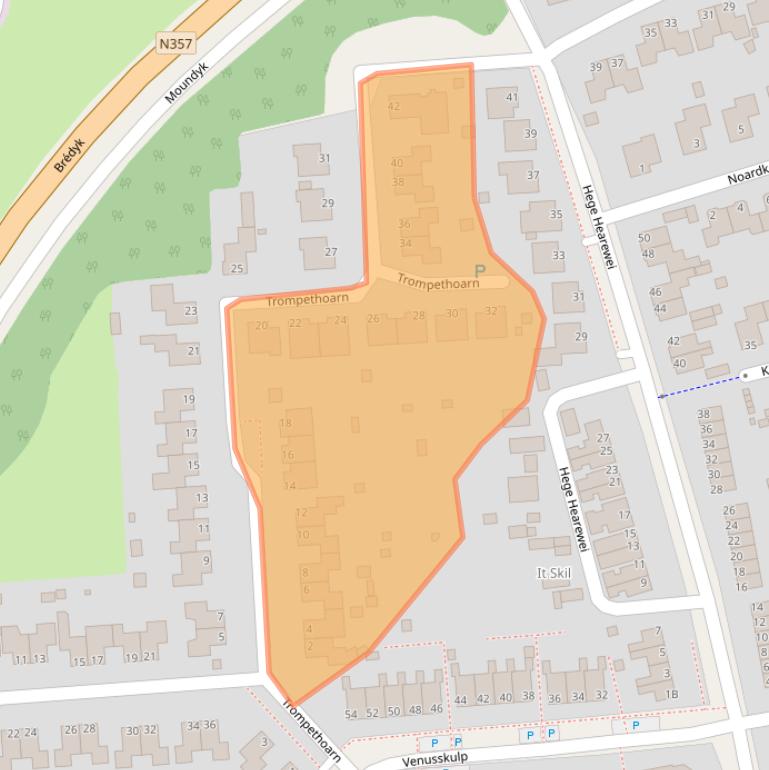 Kaart van postcodegebied 9051MP.