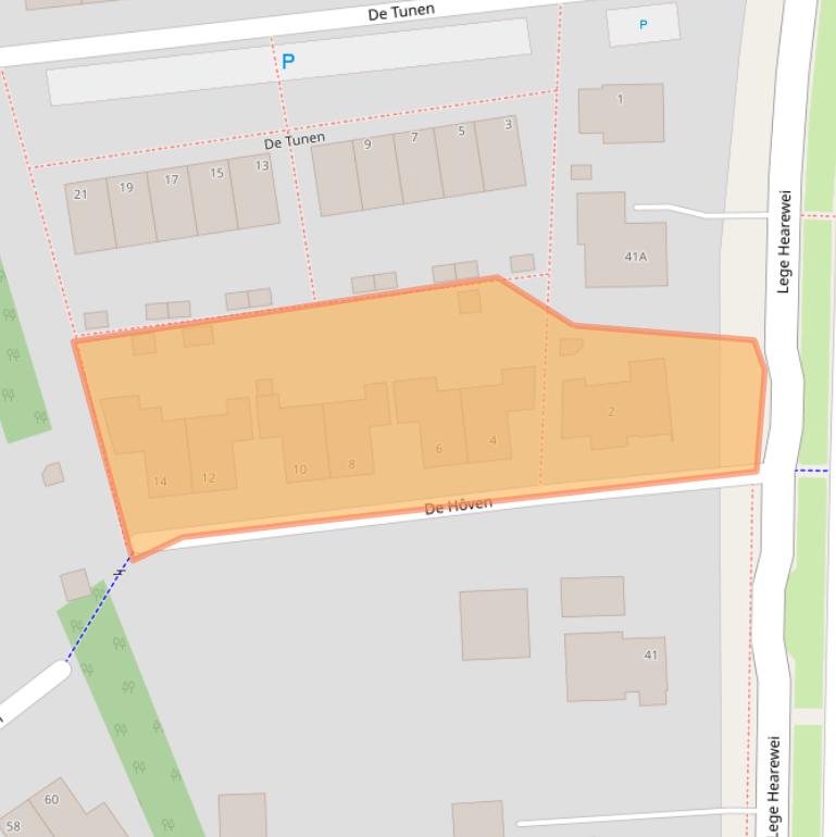 Kaart van postcodegebied 9051MV.