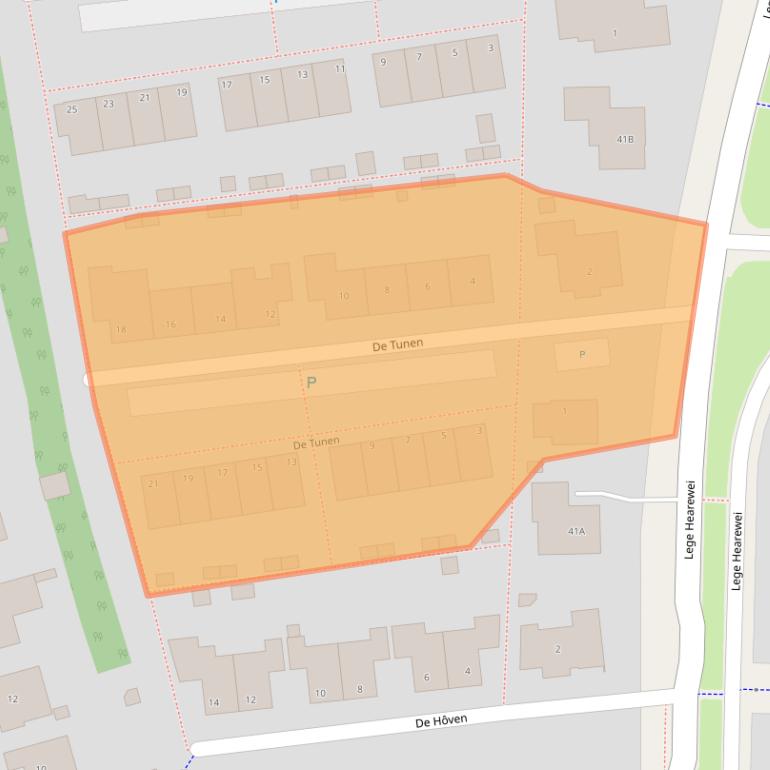 Kaart van postcodegebied 9051MX.