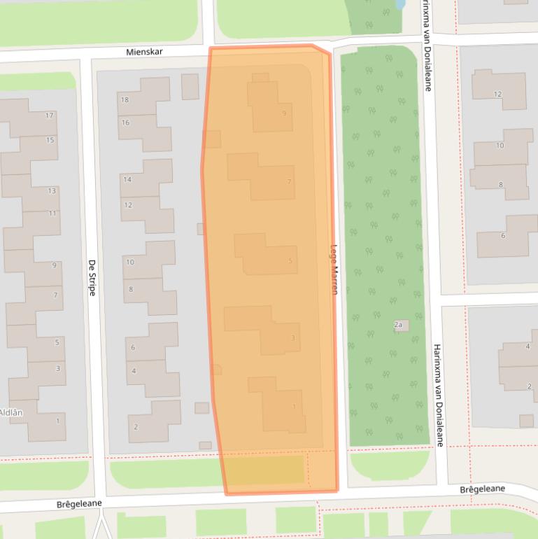 Kaart van postcodegebied 9051PJ.