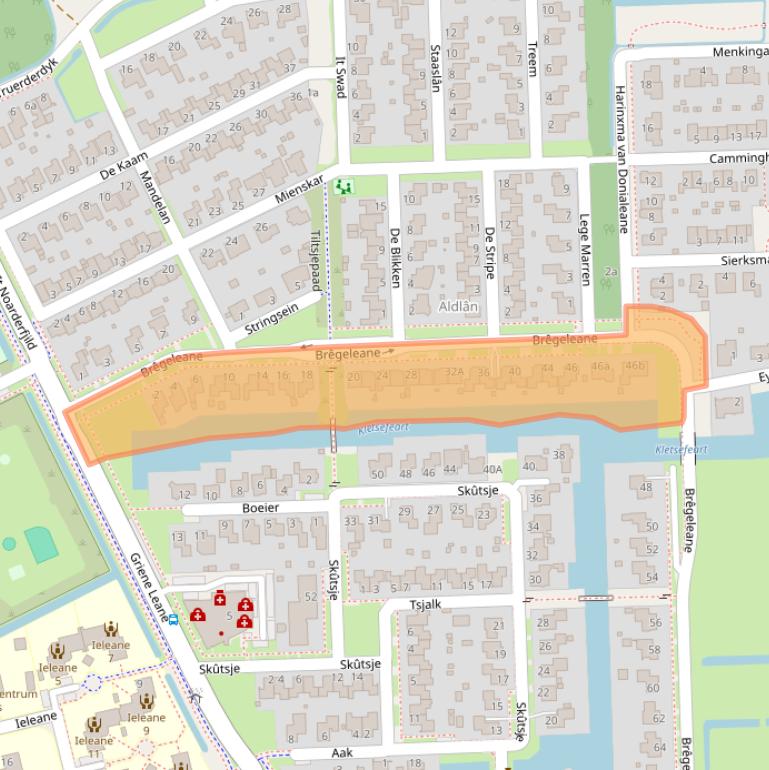 Kaart van postcodegebied 9051PM.
