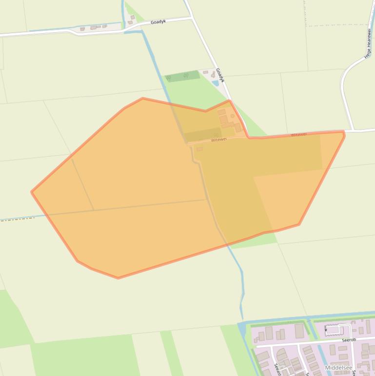 Kaart van postcodegebied 9051TB.
