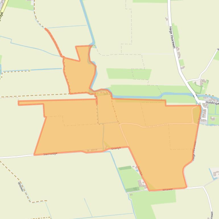 Kaart van postcodegebied 9051TC.